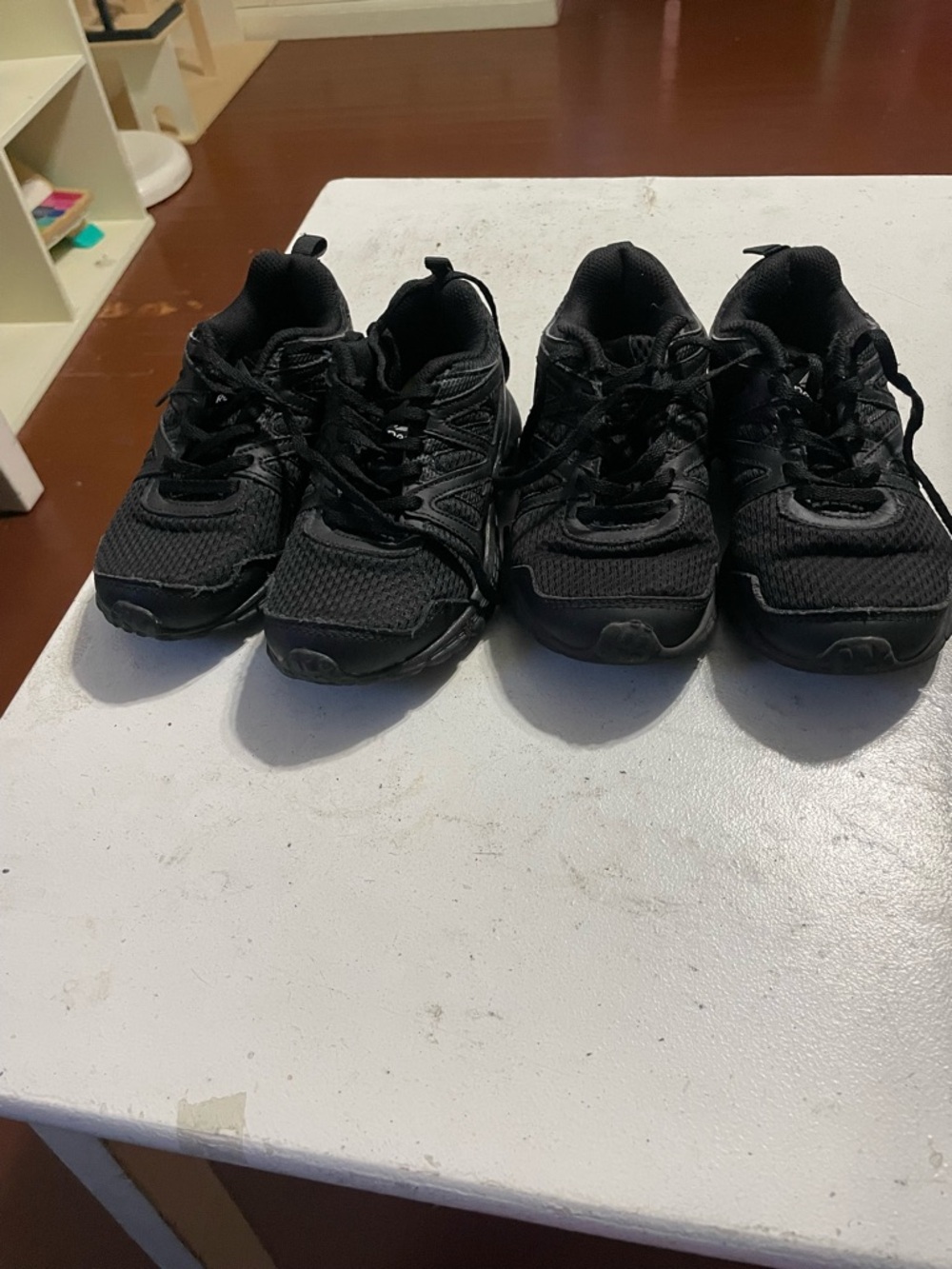 Reebok Black Sneakers with Yellow Insole